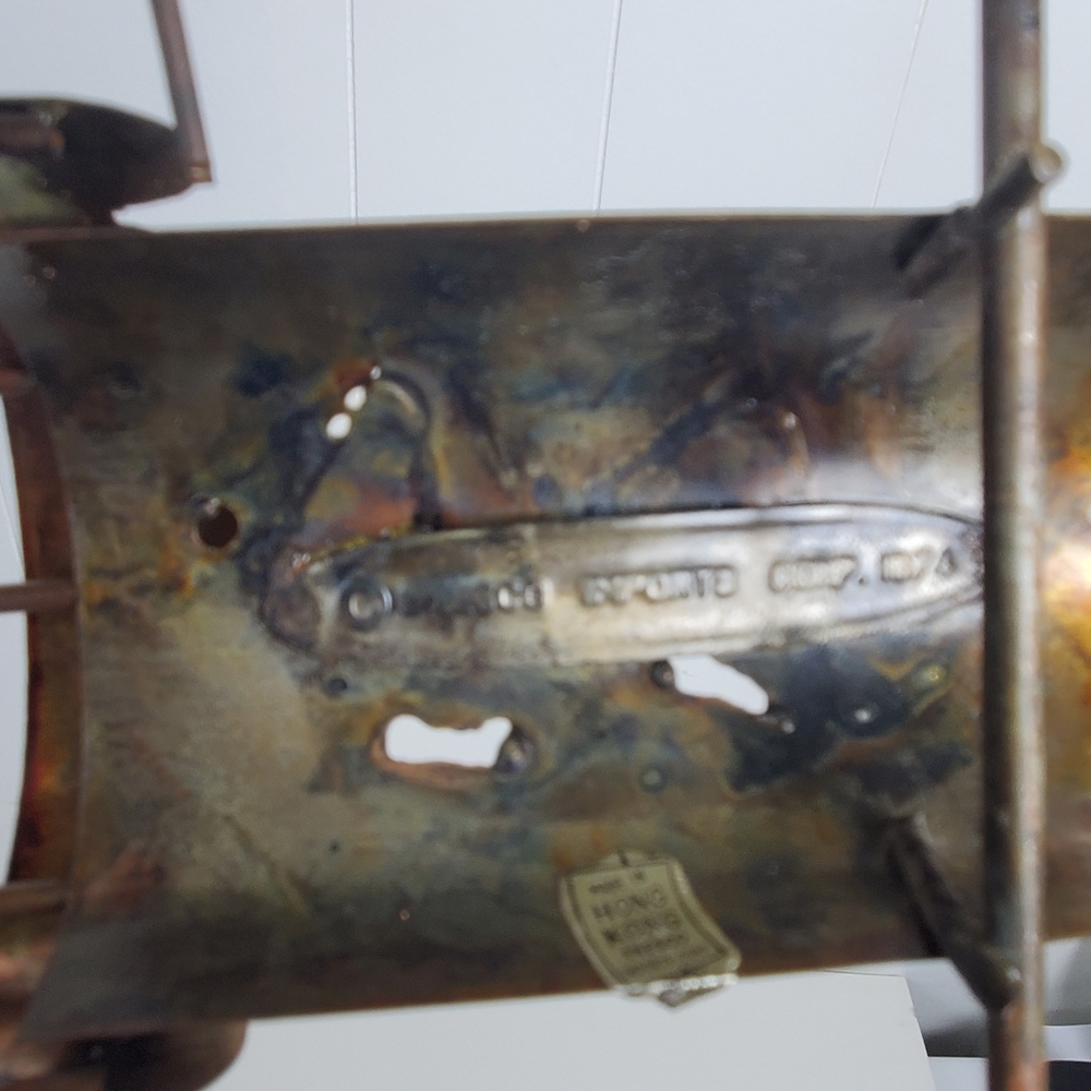 Vintage copper 1974 Enesco 3D wall art - Picture 9 of 11